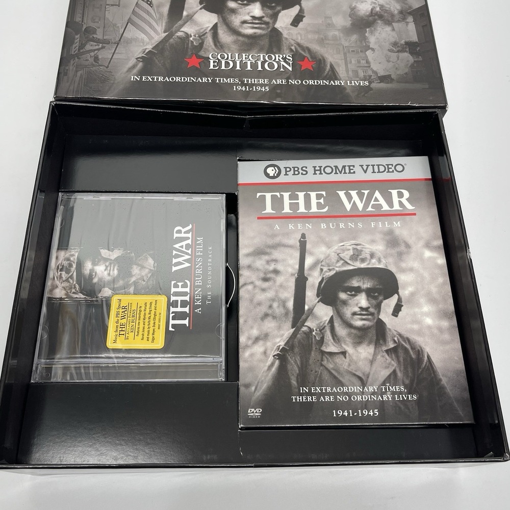 PBS Home Video The War Collector's Edition 6 Disc DVD Set Ken Burns MISSING BOOK - Picture 4 of 10